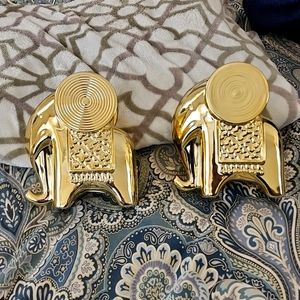 Jonathan Adler Happy Chic goldtone piggy banks